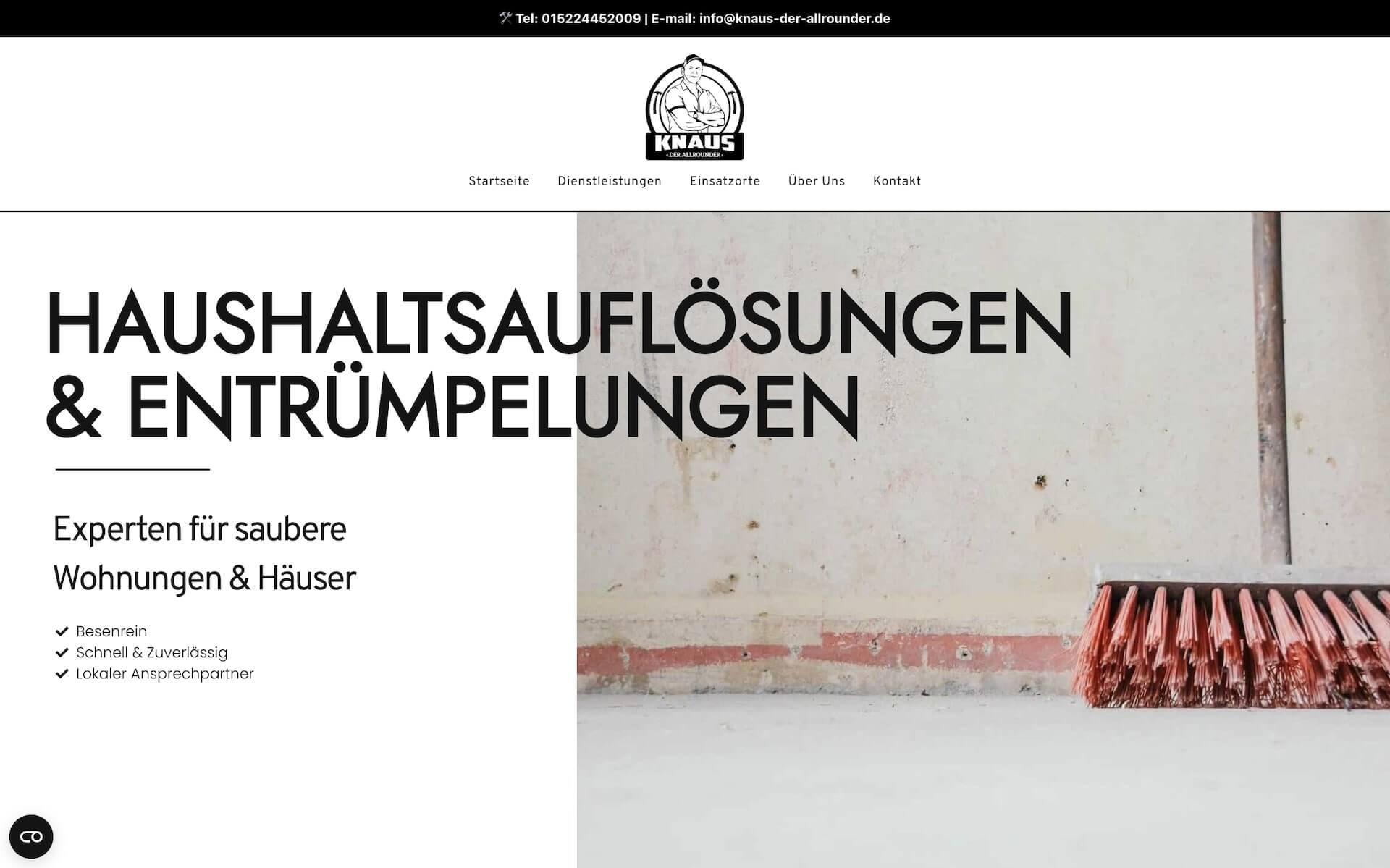 Pfalz Webdesign Landau Handwerker Pfalz Webdesign für den Handwerker Knaus der Allrounder