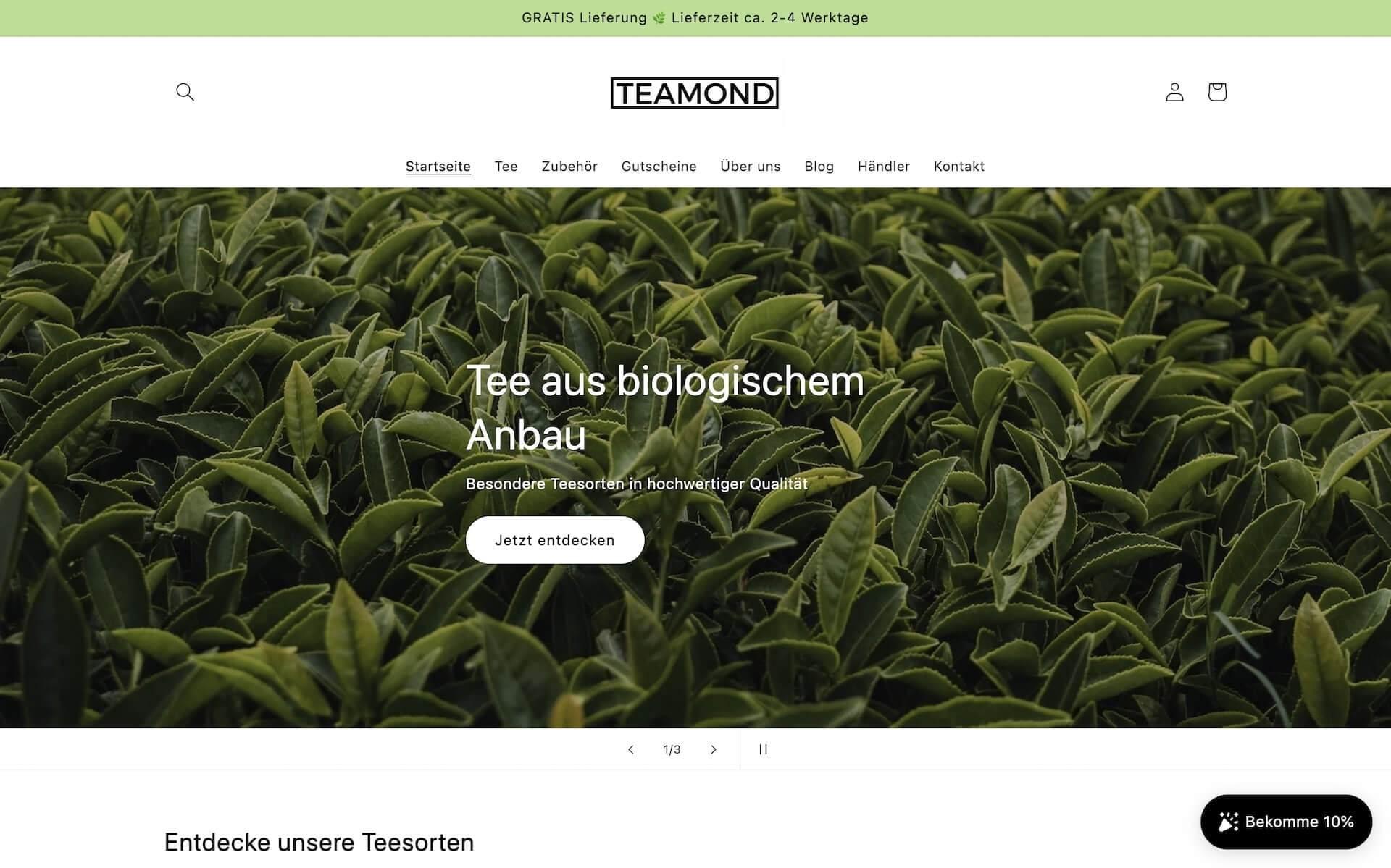 Webdesign aus Karlsruhe für Teamond Webdesign für das Start-Up Teamond aus Karlsruhe