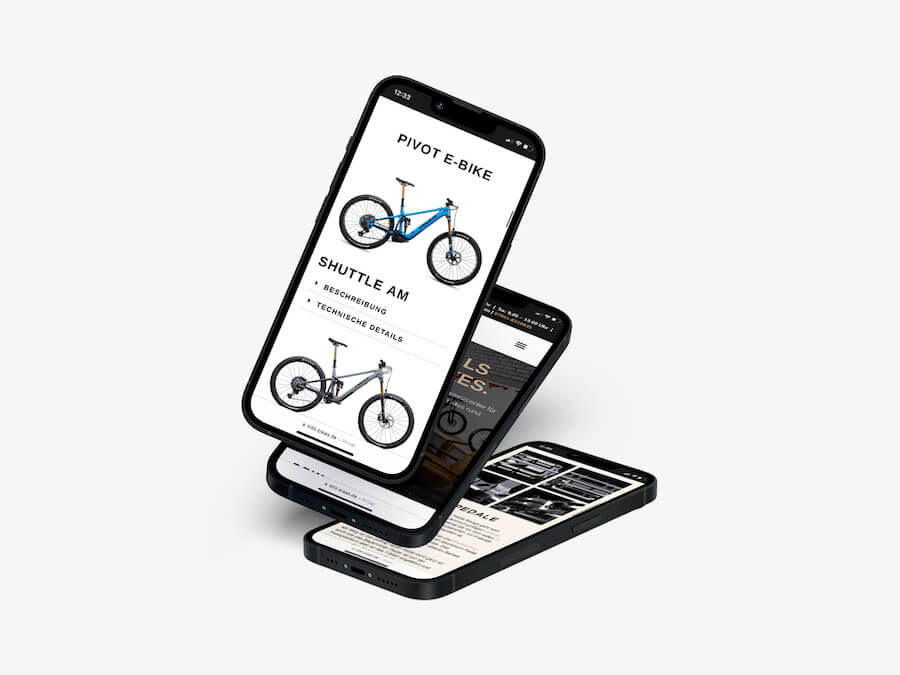 Fahrradladen Webdesign